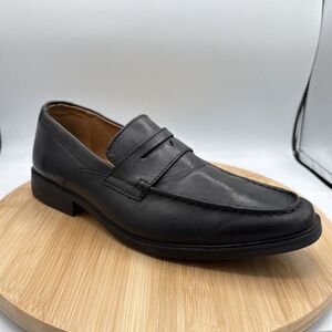 Clarks Collection Comfort Men’s Black Slip On Penny Loafers US 9M